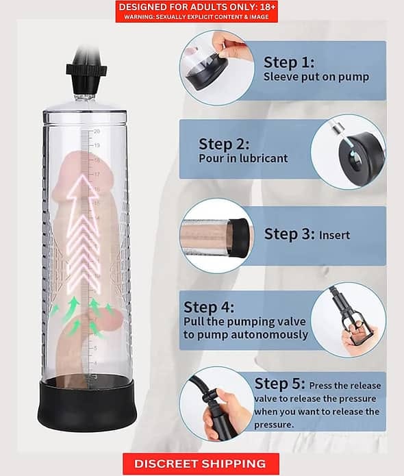 Handsome Up Manual Vacuum Enlargement Pump